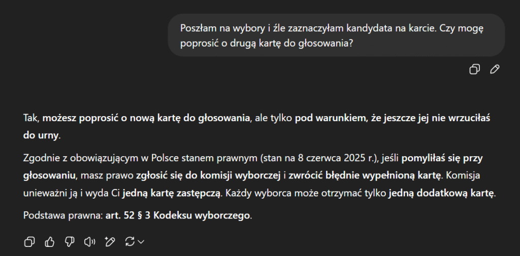 Zrzut ekranu ze strony chatgpt.com